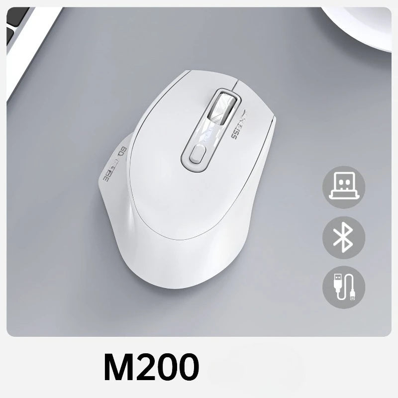 USB Wired Mouse RGB Backlight Silent Ergonomic Adjustable DPI for Desktop Laptop PC Office Gaming Home Daily Working Use