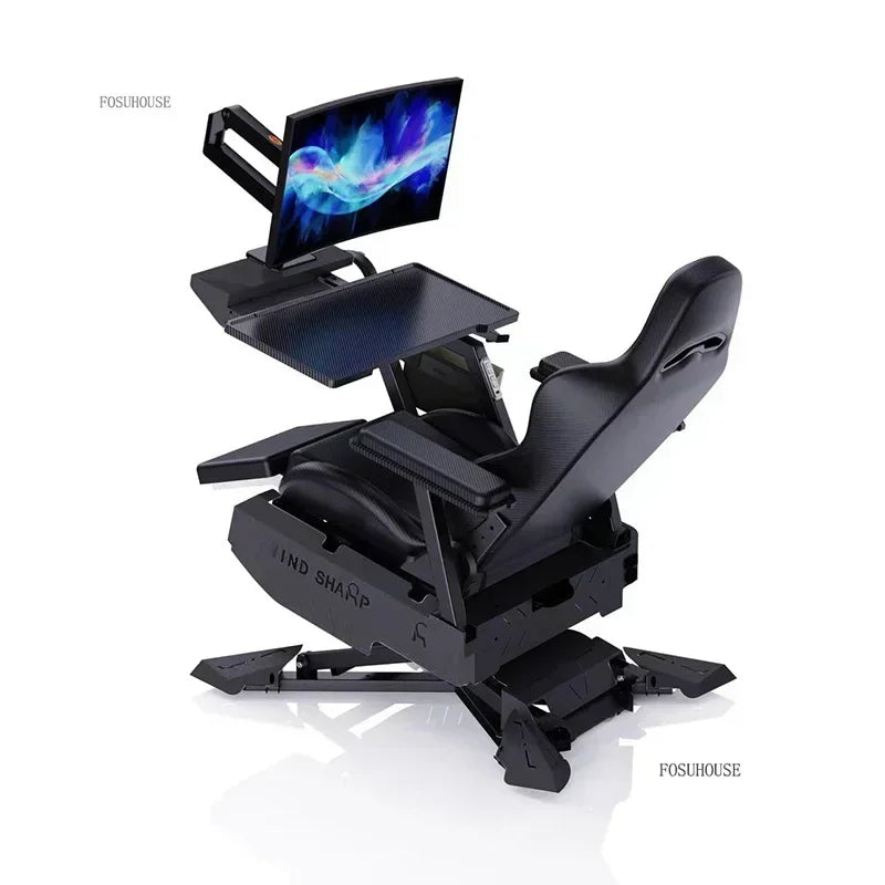 Ergonomic Gaming Chair PC Computer Racing Style Cockpit Lazy Multifunctional Long Sitting Office Home Gamer Furniture 2026