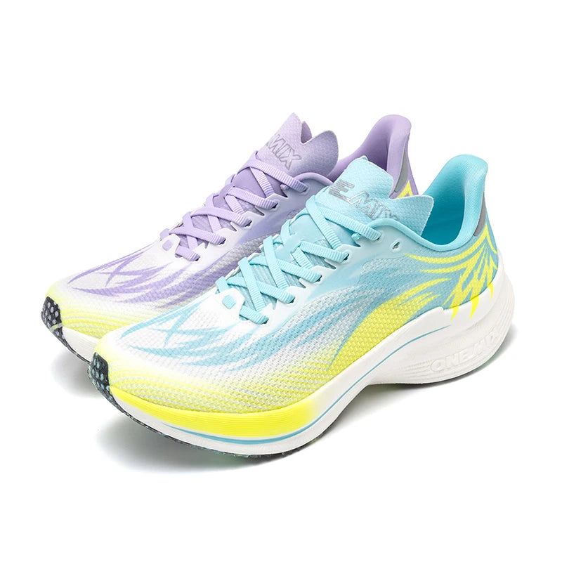 ONEMIX 2026 New Arrival Training Running Shoes for Men, Full Sole Nylon Plate Sport Shoes, Breathable Summer Female Jogging Shoes