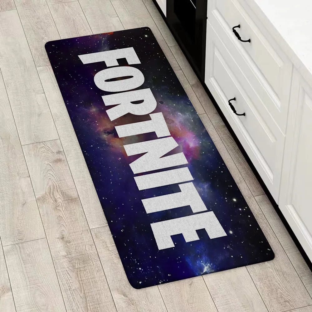 Capacho de Entrada Fortnites, Jogo Popular, Tapete Antiderrapante para Cozinha, Sala de Estar, Varanda e Casa de Banho, Tapete de Chão