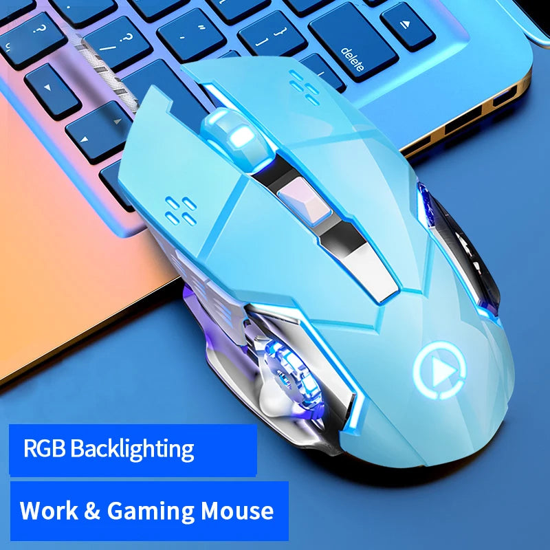 USB Wired Gaming Mouse 6 Button Backlit Ergonomic Mice DPI Adjustable Optical Mice for PC Gamer Computer Desktop