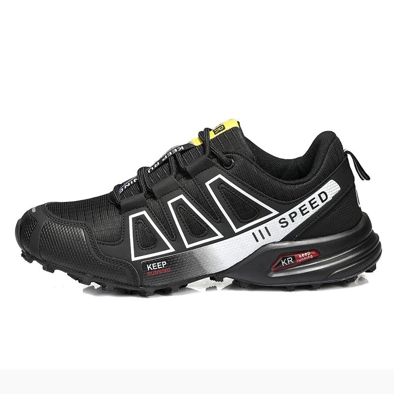 Zapatillas de ciclismo para hombre, calzado outdoor de montaña y cross-country, antideslizante y resistente al desgaste, para entrenamiento de ciclismo y senderismo