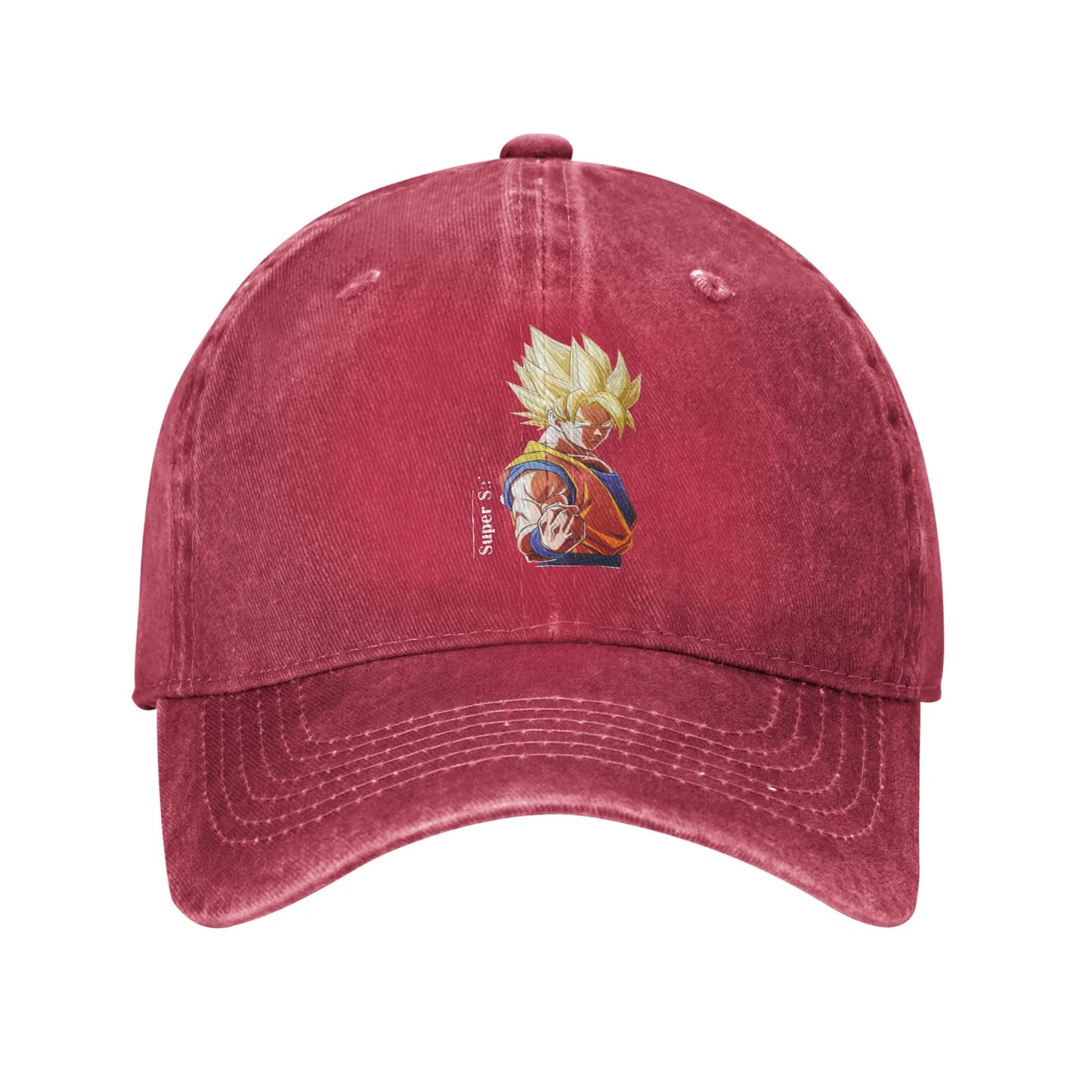 Dragon Ball Goku’s Saiyan Saga Baseball Cap Vintage Distressed Washed Snapback Cap Men Women Outdoor Running Golf Gift Hats Cap