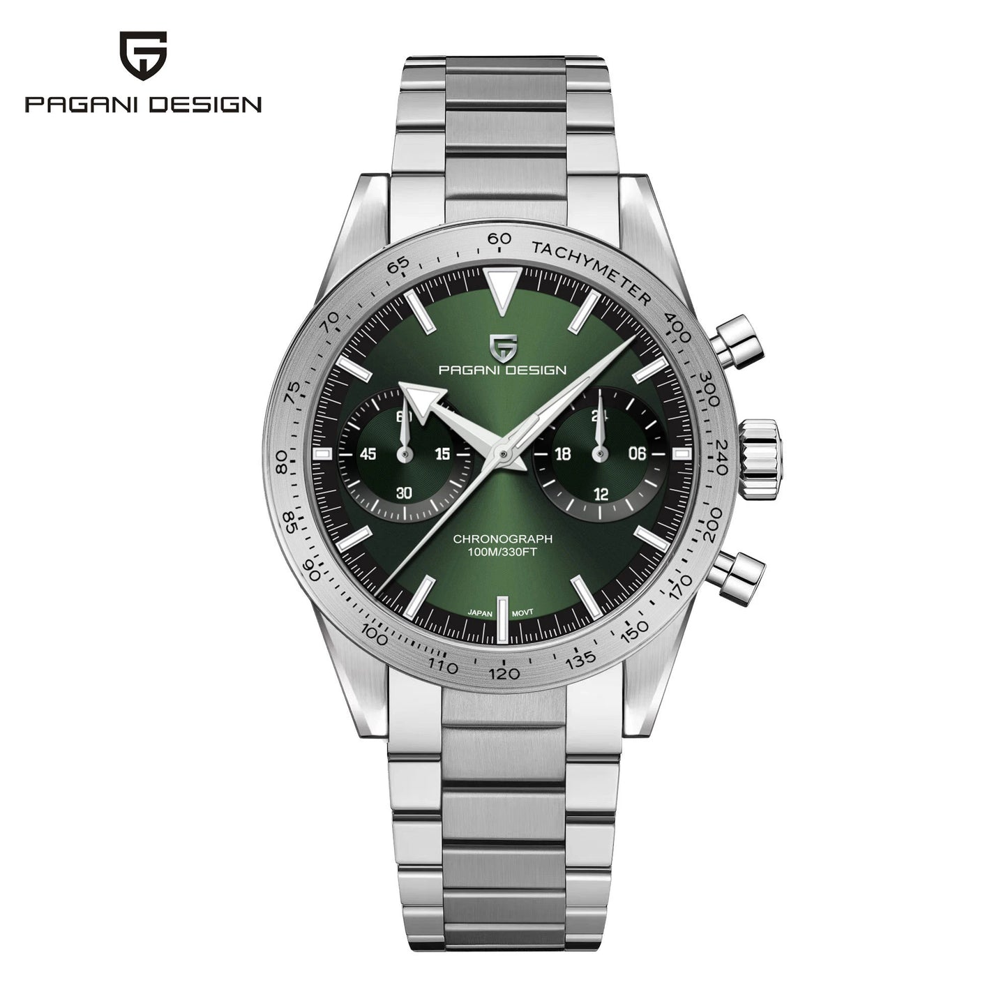 2026 New PAGANI DESIGN Retro Mens Watches Moon Quartz Watch For Men Speed Sports Chronograph AR Sapphire VK64 Clock Reloj Hombre