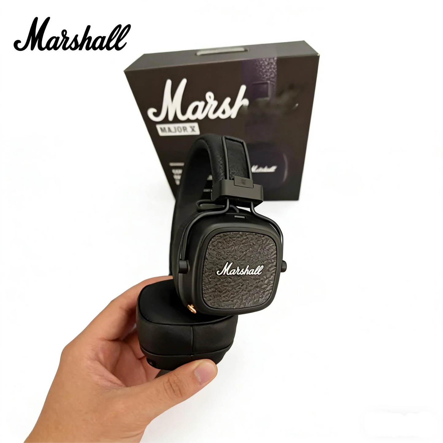 Marshall Major Ⅴ On-Ear Bluetooth Headphones Wireless Deep Bass Foldable Headset with Microphone for Sports & Gaming
