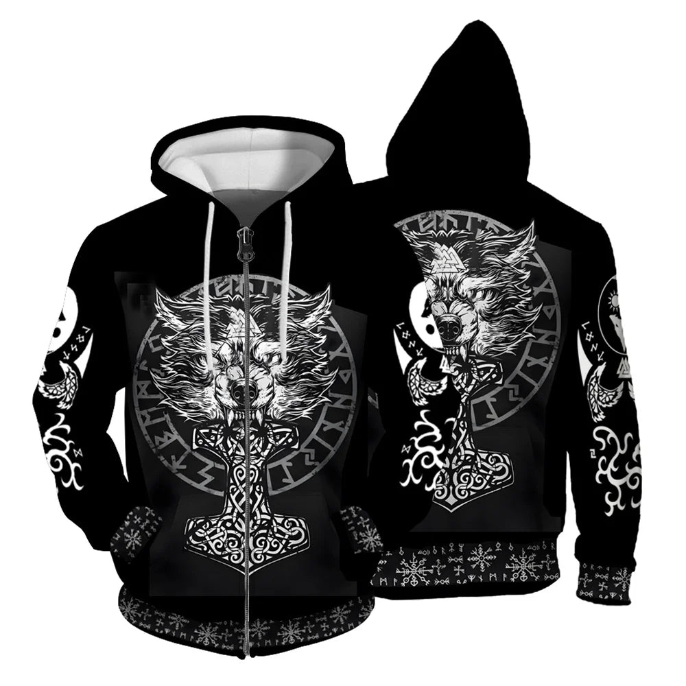Autumn Sweatshirt New In Hoodies & Sweatshirts Comfortable Fashion Skull Print Keep Warm Clothing Man Hoodie Men's Clothing Tops, Produit gaming premium Fraquane
