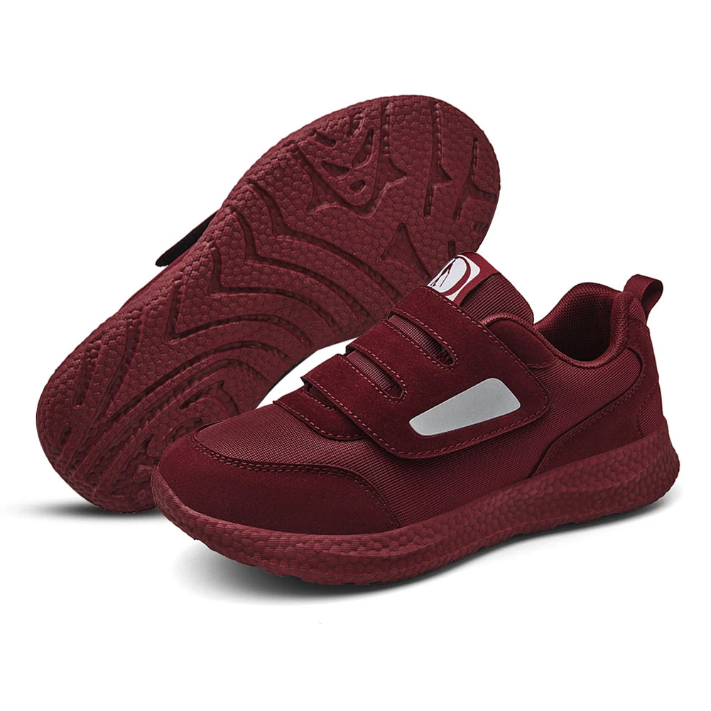Design Diabetic Shoes Wide Walking Shoes with Adjustable Closure Slip-On Orthopedic Elderly Shoes Sneakers for Men Women