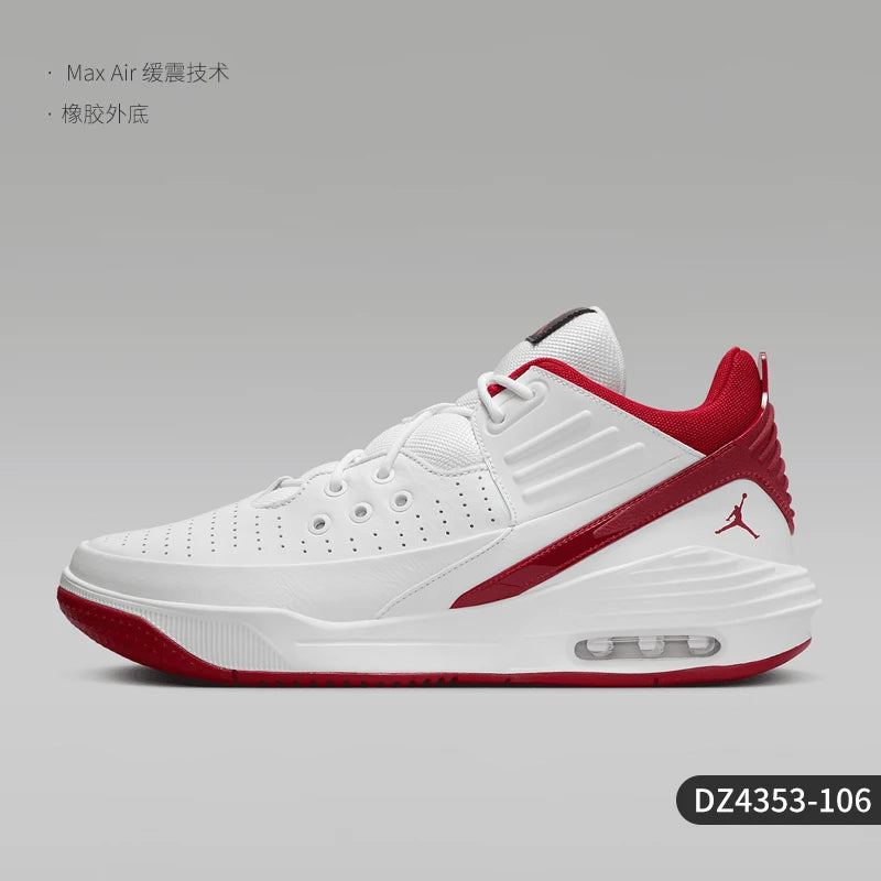Nike Official Genuine Jordan Max Aura 5 Men's Cushioned Sports Shoes DZ4353-106