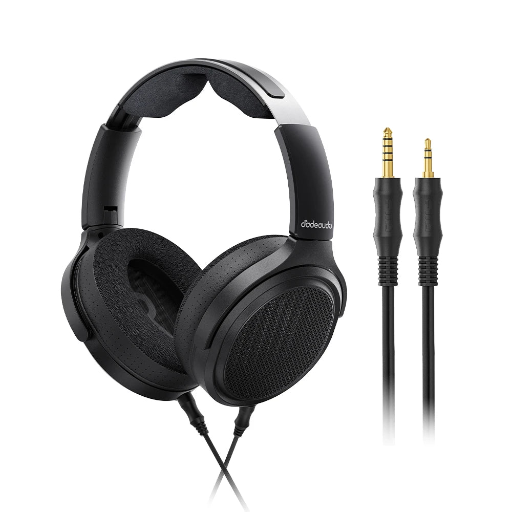 FiiO JT7 Over-Ear Planar Magnetic Audiophile Headphones with 95x86mm Planar Driver design,Adjustable Headband,4.4mm/3.5mm Cable
