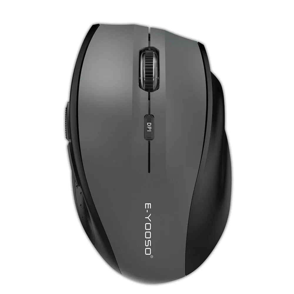 E-YOOSO E-1010 USB 2.4G Wireless Gaming Office Mouse 2400 DPI Optical Game Mice Ergonomic for Laptop PC Computer