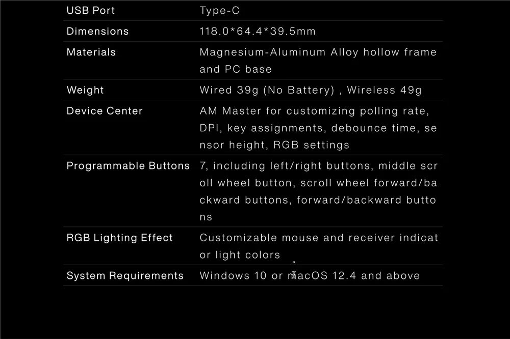 Mouse de gaming wireless Angry Miao Infinity, metalic, ultraușor, cu carcasă perforată, hot-swappable, PAW3950, Dual 8K, cu fir, tri-mode, portocaliu