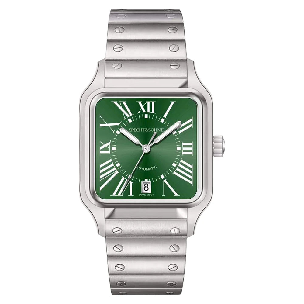 Specht&Sohne New Men's Watches Japan Miyota 8215 Movt Mechanical Wristwatches Stainless Steel 50M Waterproof Relogio Masculino