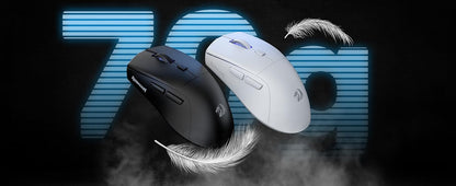 Redragon M618 LIT Wireless Gaming Mouse, 10000 DPI Optical Ergonomic Mouse with 6 Programmable Buttons