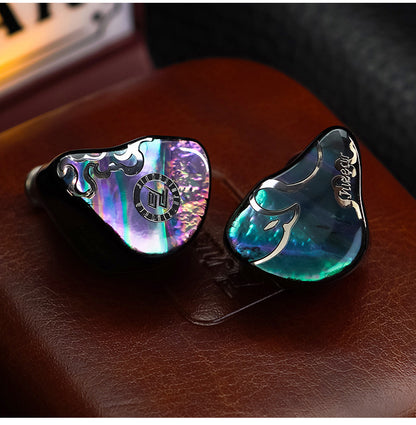 JUZEAR x Z Reviews Defiant 1DD+3BA Hybrid In-ear Earphones 3-Way Crossover HiFi Headset with 3.5+4.4mm Replaceable Plugs Cable