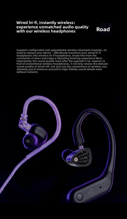 KZ Phantom HIFI In-Ear Gaming Earphone 4-Speed Custom Tuning Switch DSP Game Sound Card For PC Wired Headphones Gifts