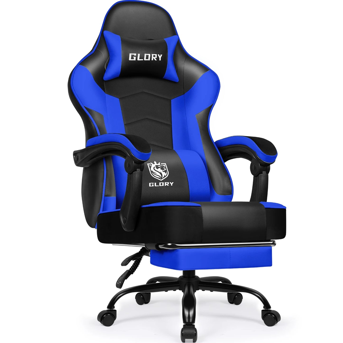 HIAZURM Ergonomic Gaming Chair / Office Chair for Adults – Computer Chair with Footrest, Adjustable Backrest 90-170°, 150kg Capacity