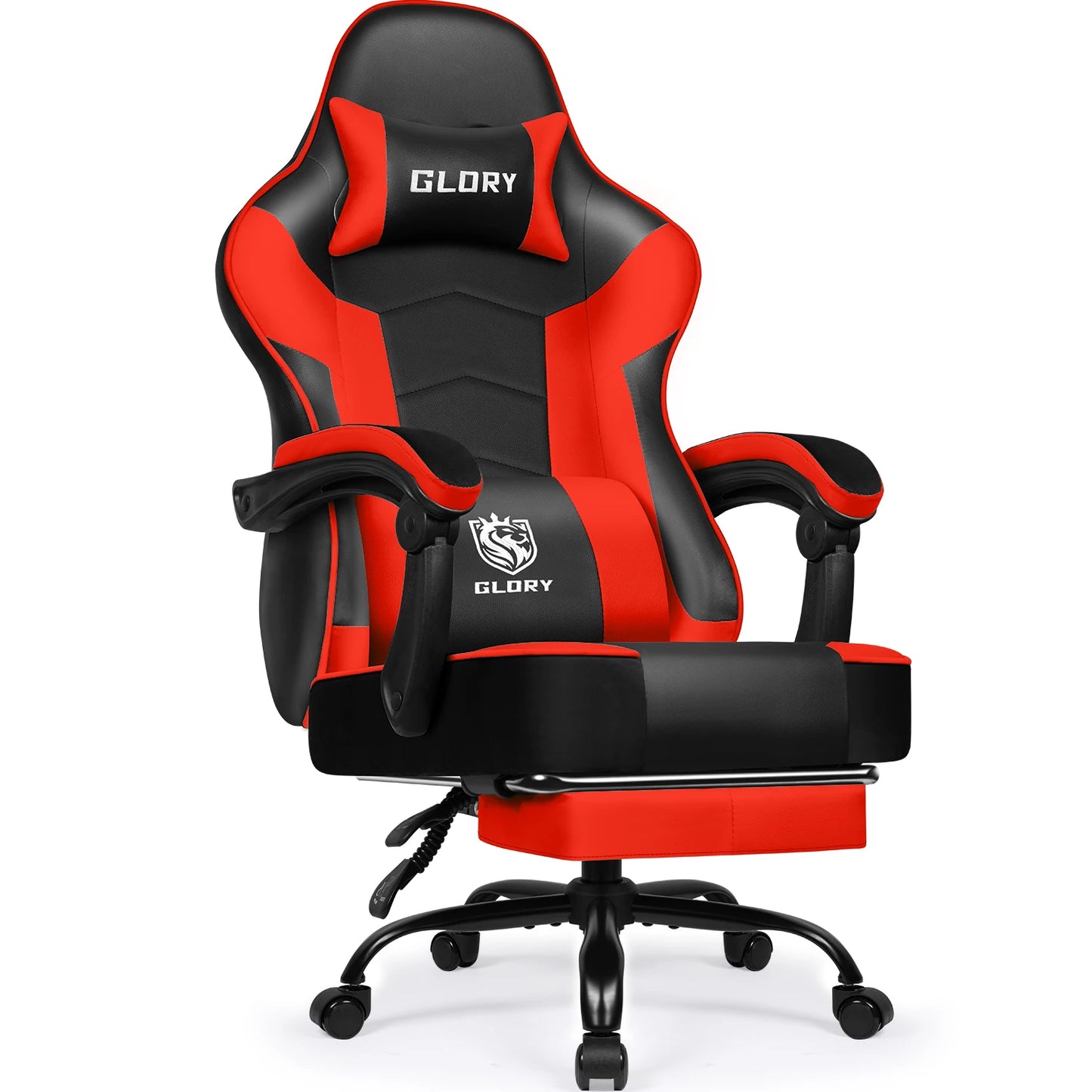HIAZURM Ergonomic Gaming Chair / Office Chair for Adults – Computer Chair with Footrest, Adjustable Backrest 90-170°, 150kg Capacity