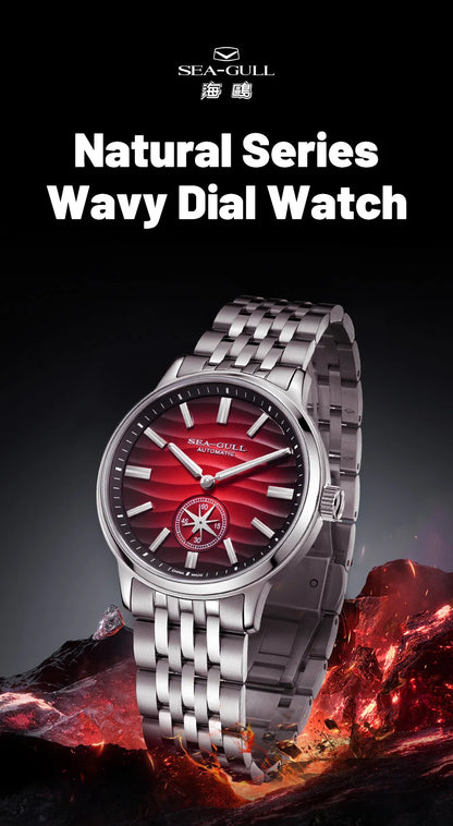Seagull Watch 39.5mm Men's Watch 5Bar Waterproof Automatic Mechanical Watches Luminous Watches for Man 6180 relogio masculino