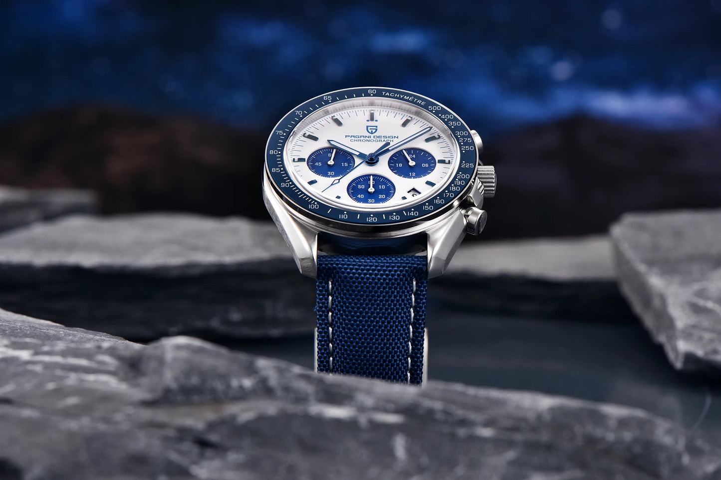 PAGANI DESIGN AK Project Mars Men's Watches Top Luxury Quartz Watch For Men AR Sapphire Speed Sport Chronograph Automatic Date