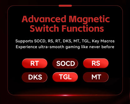 FGG MADLIONS MAD 60/68 HE Wired Gaming Keyboard Magnetic Switch 8K 60% Layout Hot Swappable Rapid Trigger RGB Custom Keyboard