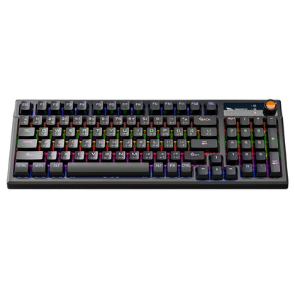 Spanish Mechanical Keyboard Spanish Russian Arabic Korean Thai Gaming Keyboard 95 Key Layout Backlight Type C With Numpad SK15