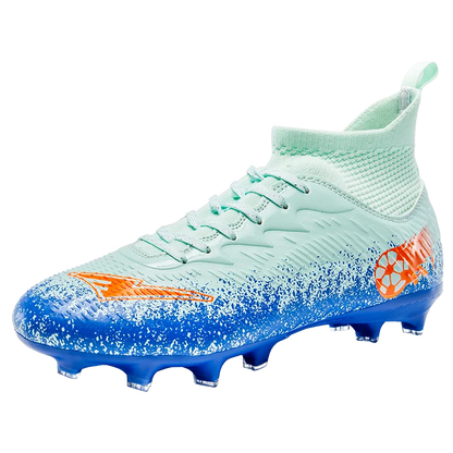 Pro Performance HighCut Soccer Boots FG Long Studs Breathable Lightweight Cleats for Outdoor Grass Matches and Daily Training