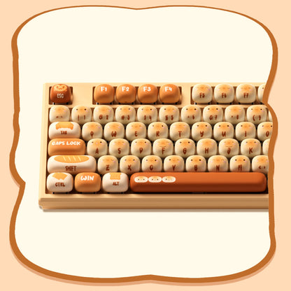 Akko MonsGeek MG108B Bun Wonderland Wireless Mechanical Keyboard MOG Profile RGB 108 Keys Full Size Hot Swap USB / 2.4G / BT 5.0