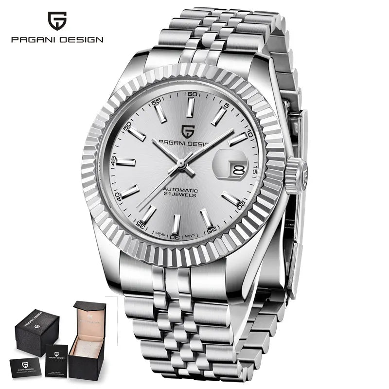 2025 New PAGANI DESIGN Date Men's Mechanical Watches Top Brand Luxury Automatic Wrist Watch Men NH35A Movement 100M Waterproof