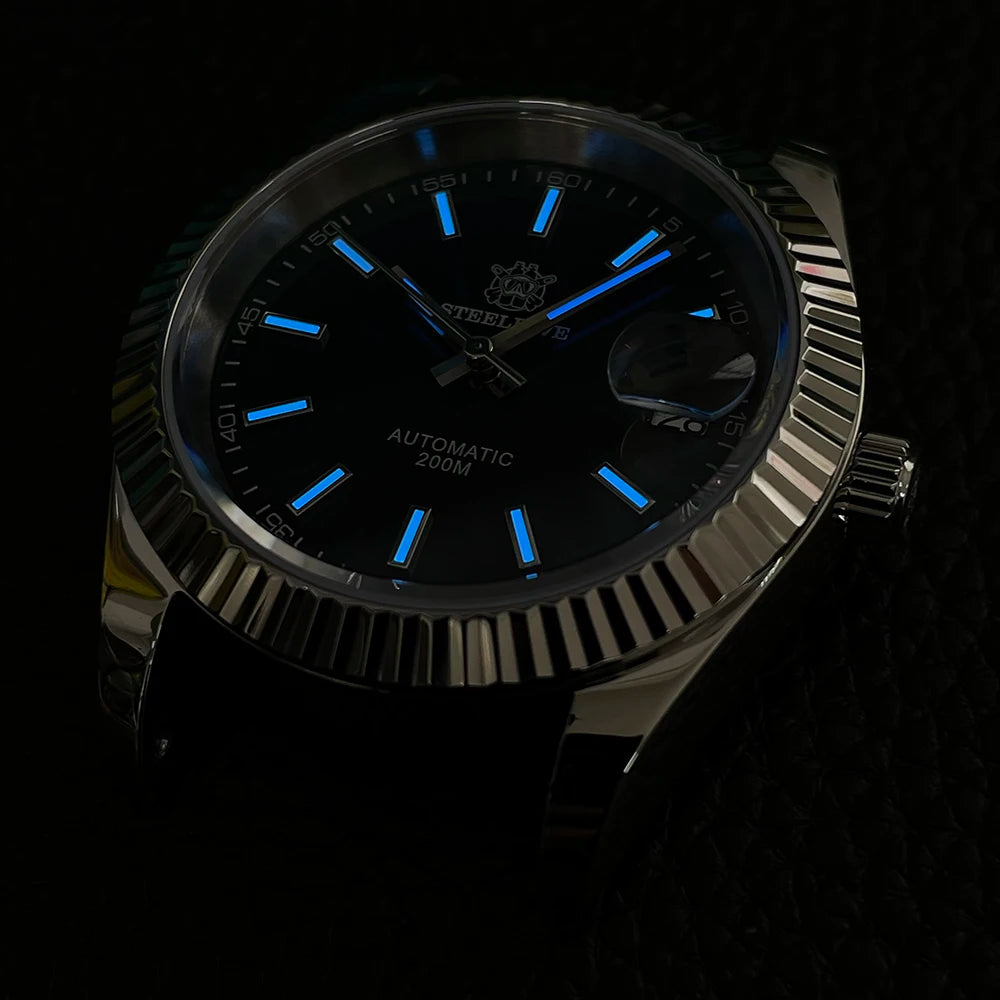 Steeldive SD1933 New Arrival 39MM Stainless Steel Case Sapphire Glass NH35 Automatic Dive Watch with Date