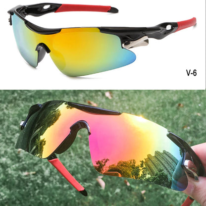 UV400 Outdoor Sport Cycling Sunglasses Windproof Mountain Bike Bicycle Glasses for Men And Women Hiking Running