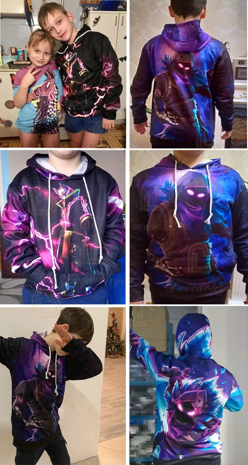 Φούτερ με κουκούλα Fortnite Peely Print New Design για άνδρες, γυναίκες και παιδιά, μακρυμάνικο, μοντέρνο casual streetwear pullover