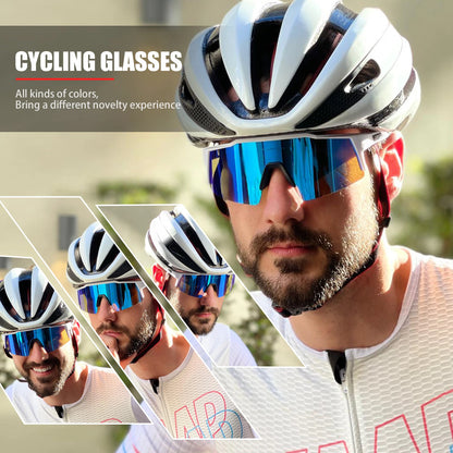 Gafas de sol Kapvoe para ciclismo, gafas polarizadas para bicicleta, MTB, UV400, de montaña, para hombre y mujer, gafas deportivas para actividades al aire libre