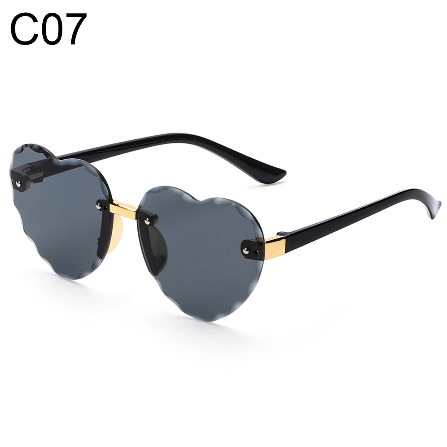 Ocean Lenses Eyewear Party/Photography Kids Sunglasses Heart-shaped Sun Glasses UV 400 Protection Children Sunglasses