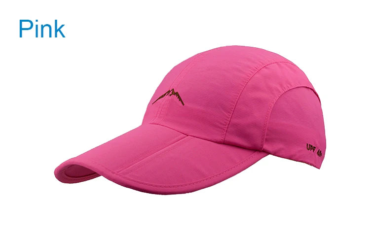 Spring Summer Outdoor Sport Baseball Cap Quick Drying Hat Unisex Waterproof Breathable Cap Foldable Cycling hat Sun Protection