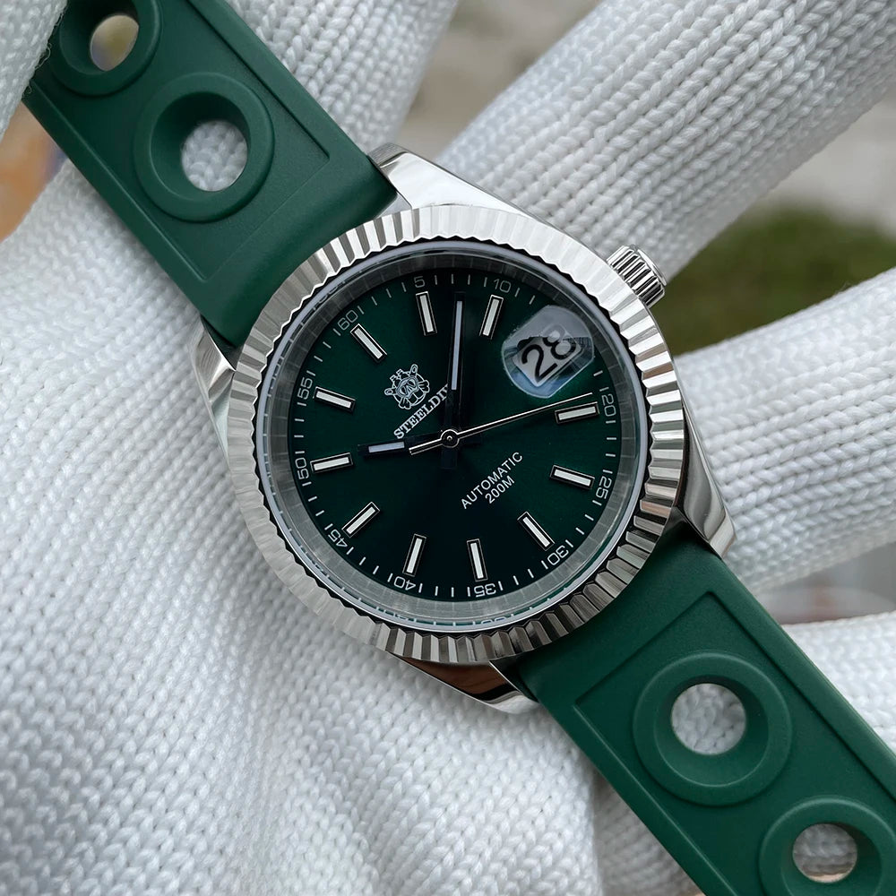 Steeldive SD1933 New Arrival 39MM Stainless Steel Case Sapphire Glass NH35 Automatic Dive Watch with Date