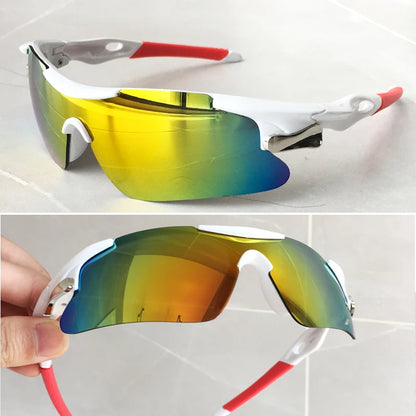 UV400 Outdoor Sport Cycling Sunglasses Windproof Mountain Bike Bicycle Glasses for Men And Women Hiking Running
