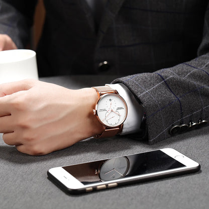GUANQIN Mechanical Business Watch Men Luxury Brand Luminous Stainless Steel Strap Wrist Mens Automatic Watches Clock relogio BYR