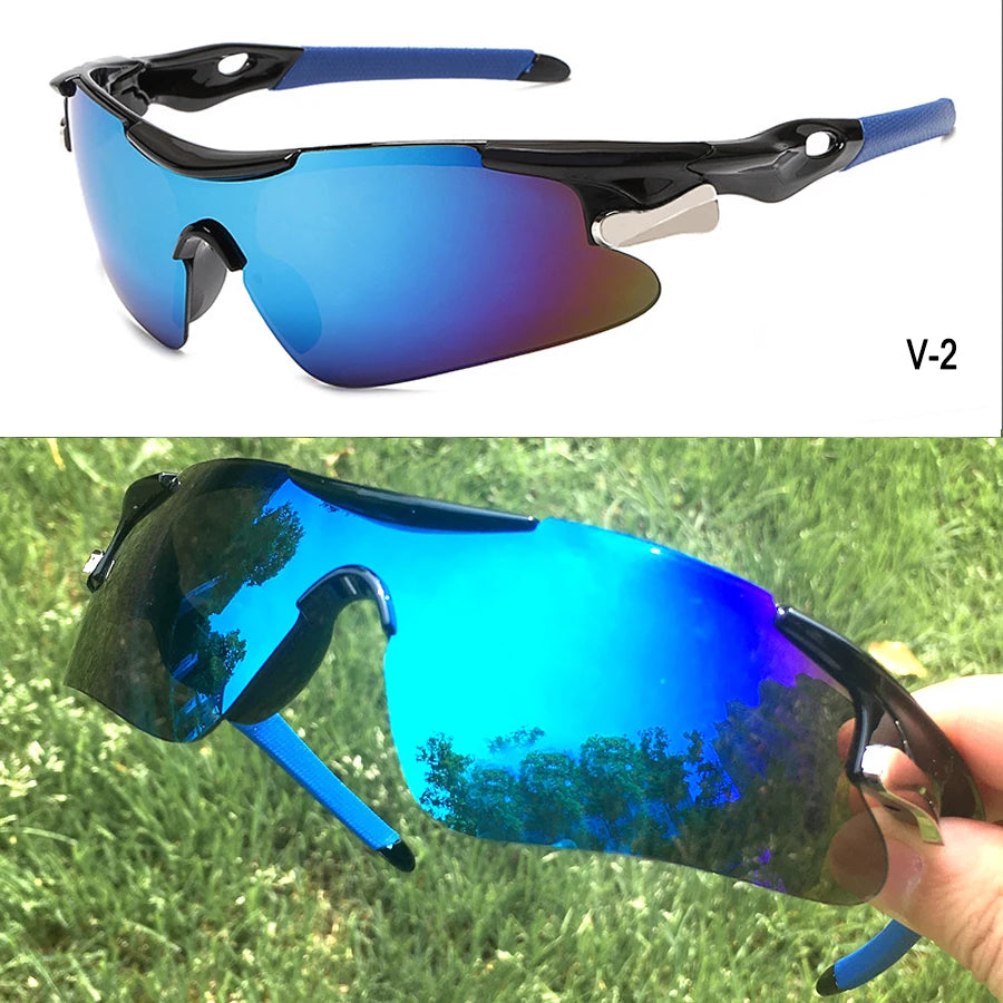 UV400 Outdoor Sport Cycling Sunglasses Windproof Mountain Bike Bicycle Glasses for Men And Women Hiking Running