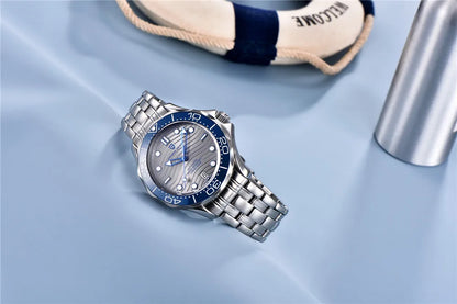 PAGANI DESIGN 2026 New V2 Waves 200M Taucheruhr für Herren, modische Luxus-Automatikuhr mit AR-Saphirglas, Herren-Armbanduhr
