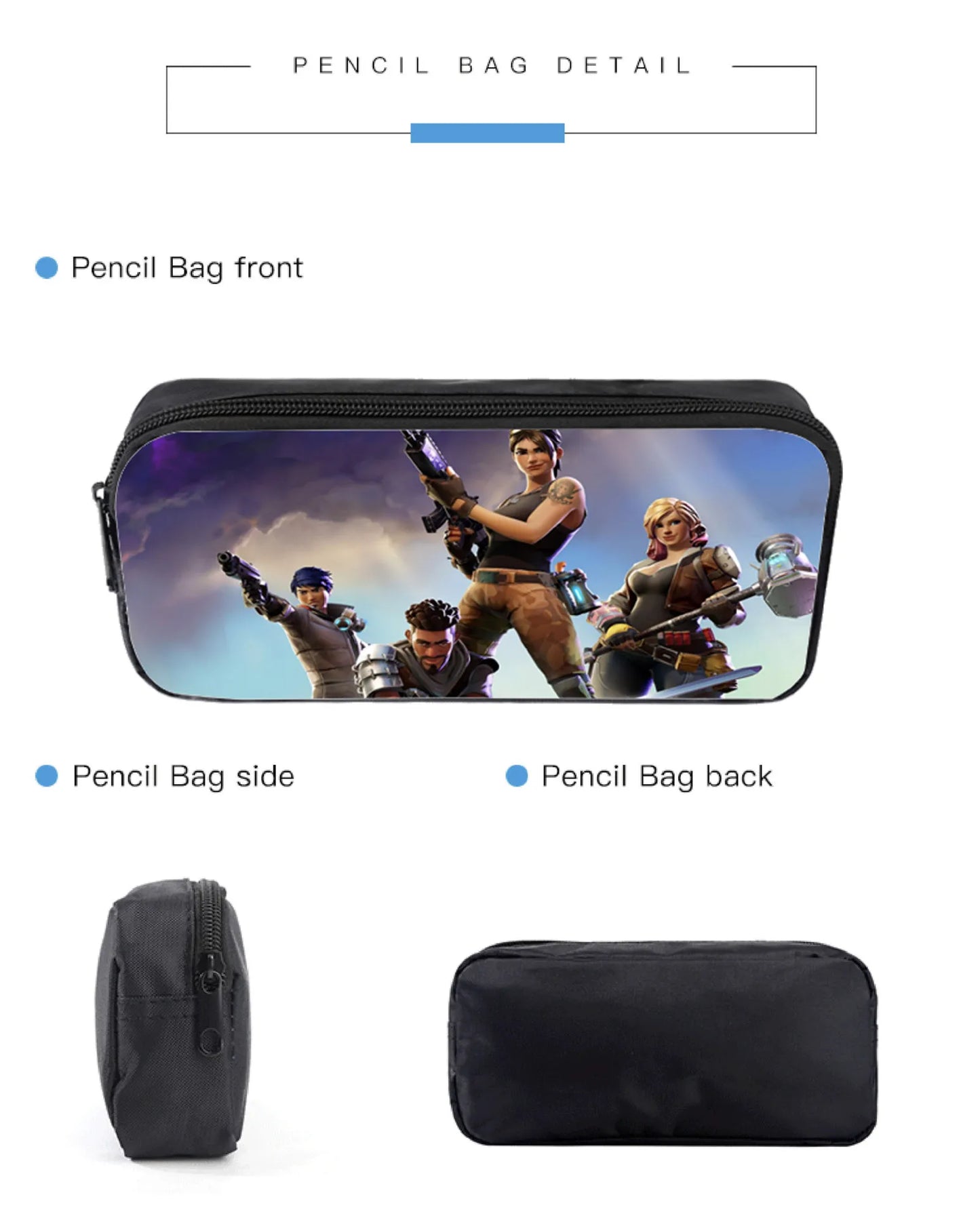 3Pcs/Sets Fortnite School Bags for Boys Girls Cartoon Battle Royale Game Book Bags Sets Games Backpacks School Gifts