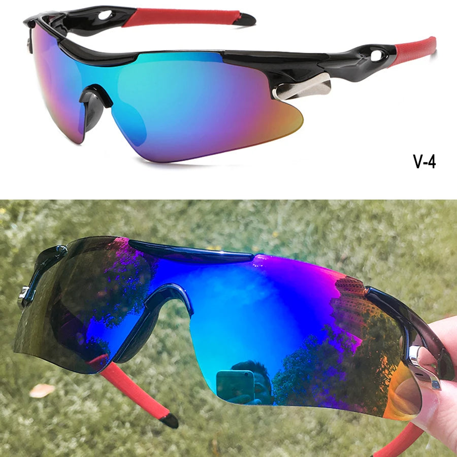 UV400 Outdoor Sport Cycling Sunglasses Windproof Mountain Bike Bicycle Glasses for Men And Women Hiking Running
