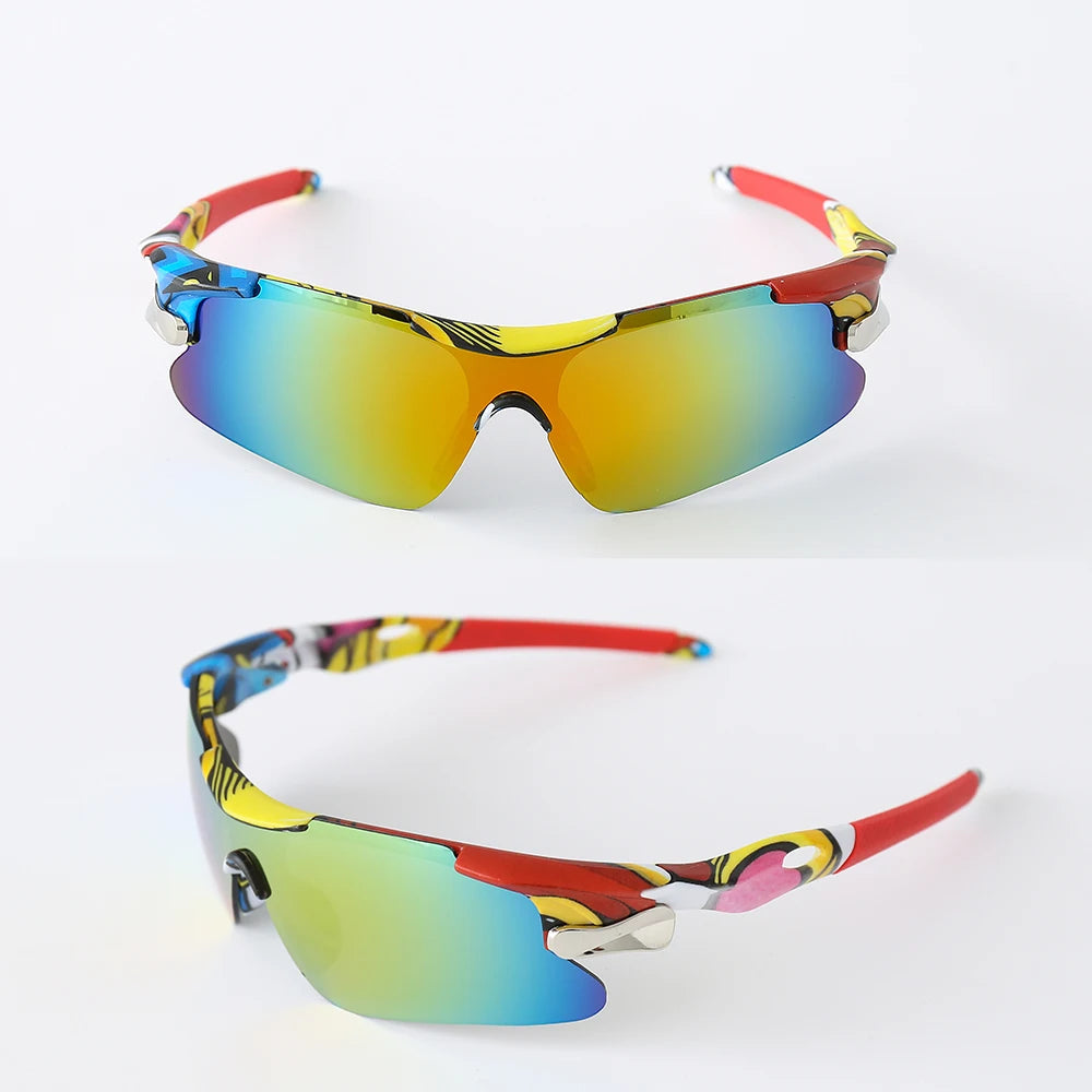 UV400 Outdoor Sport Cycling Sunglasses Windproof Mountain Bike Bicycle Glasses for Men And Women Hiking Running