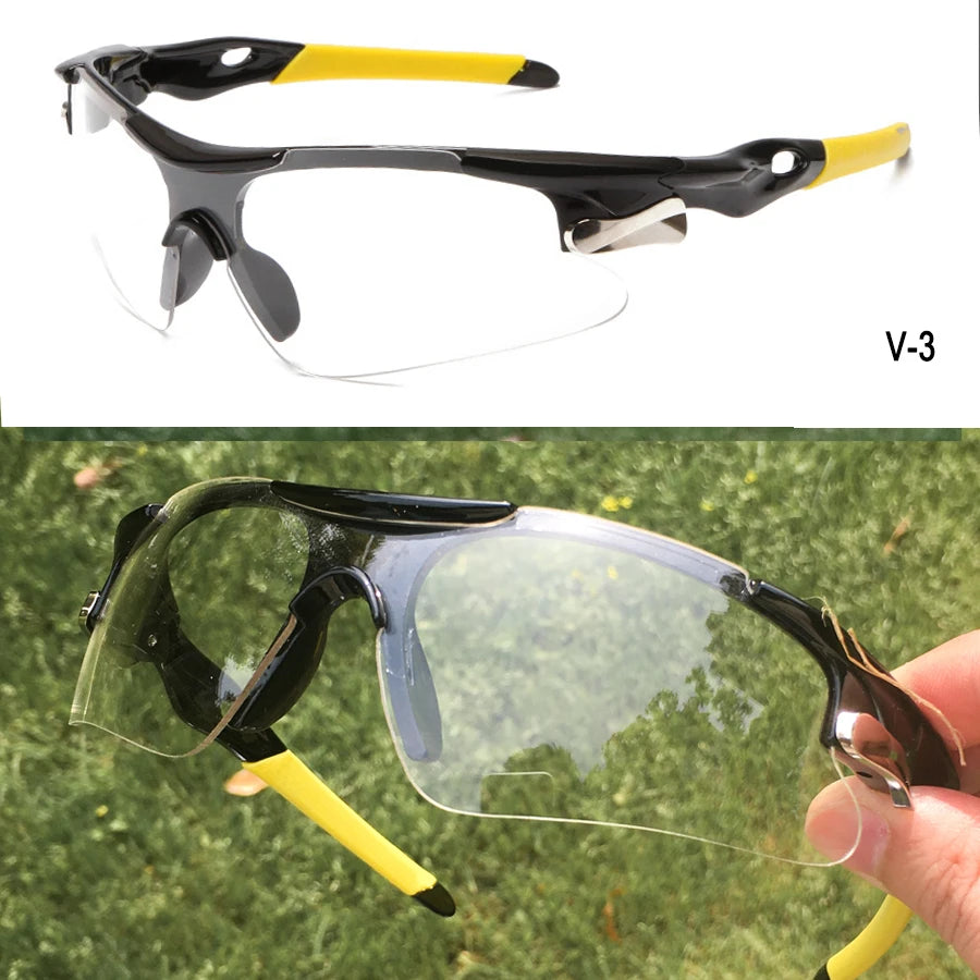 UV400 Outdoor Sport Cycling Sunglasses Windproof Mountain Bike Bicycle Glasses for Men And Women Hiking Running