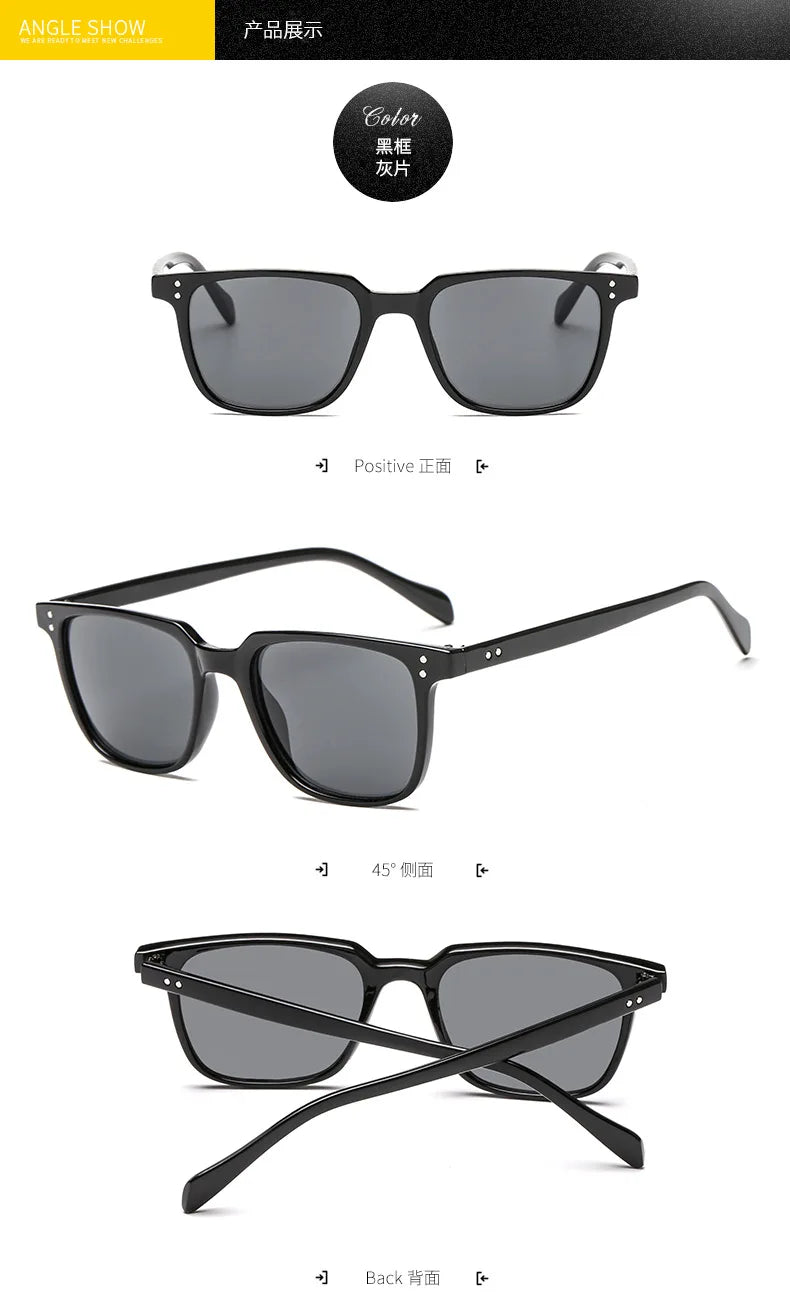 Gafas de sol para hombre: gafas de sol para conducir, gafas de sol masculinas; gafas de sol retro de lujo para mujer, gafas de sol de diseño de marca para mujer