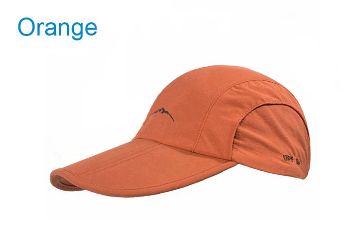Spring Summer Outdoor Sport Baseball Cap Quick Drying Hat Unisex Waterproof Breathable Cap Foldable Cycling hat Sun Protection