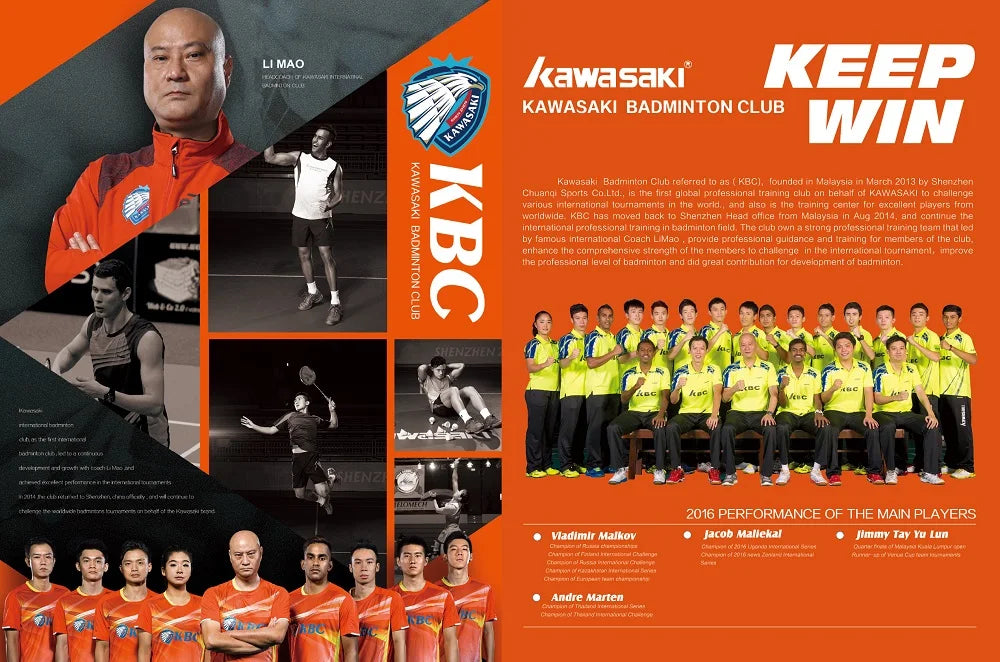 Kawasaki King Series 2.0 profesionalne badminton cipele za muškarce i žene, sportske protiv uvrtanja, originalne muške tenisice za tenis A3311