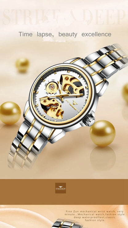 Fashion Luxury Brand Ladies Watches Women Automatic Watches Mechanical Watch Waterproof Luminous Sport Casual Wristwatch