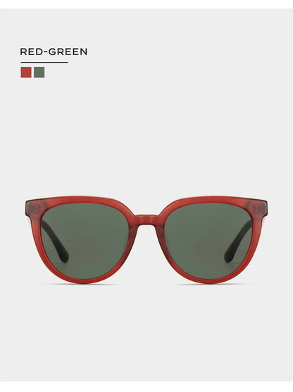 Óculos de sol de design da marca CAPONI para mulher, estilo retro, para raparigas, estilo coreano, polarizados, com proteção UV, modelo BH31031