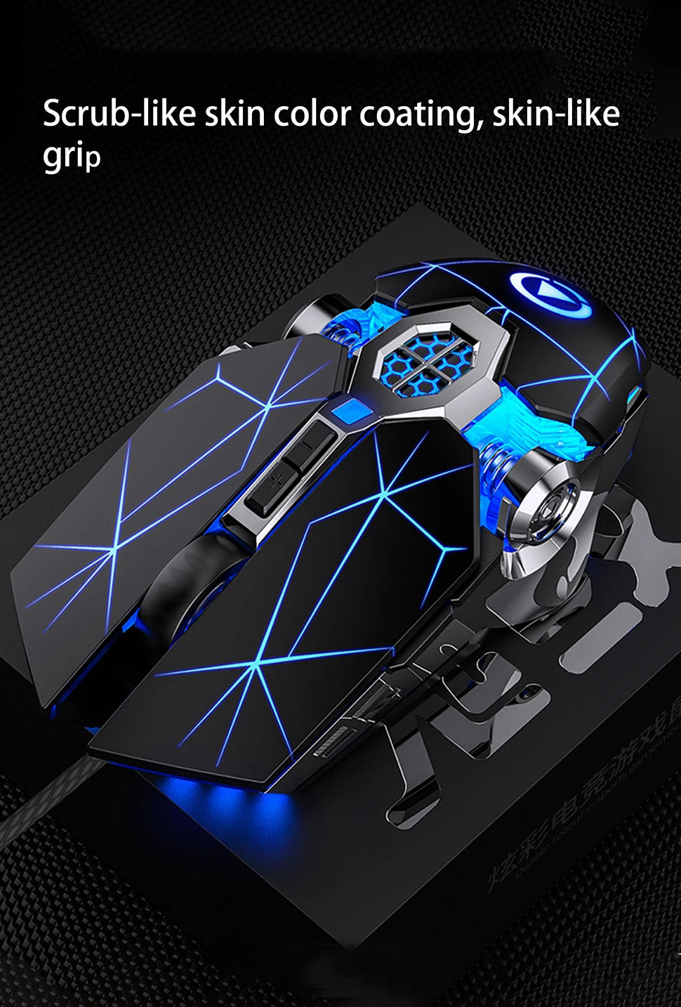 New Professional Gaming Mouse 3200dpi 7 Buttons Backlit Computer Mouse Support Macro Definition Mechanical Wired Silent Mouse