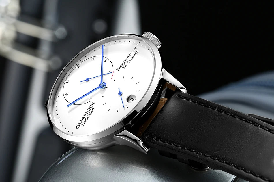 GUANQIN Mechanical Business Watch Men Luxury Brand Luminous Stainless Steel Strap Wrist Mens Automatic Watches Clock relogio BYR